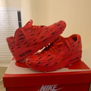 Nike air max 90 premium air max bright crimson